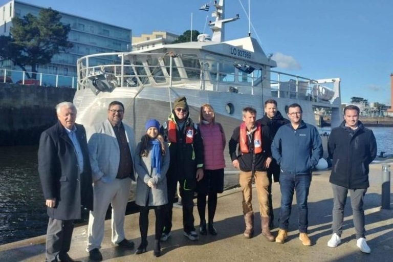 Visite de la délégation canadienne du ministère de la pêche.